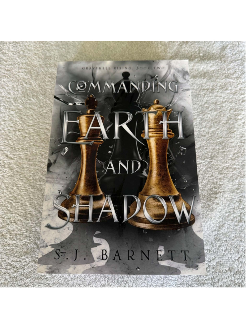 Commanding Earth and Shadow Book 2 by S. J. Barnett Signed Paperback
